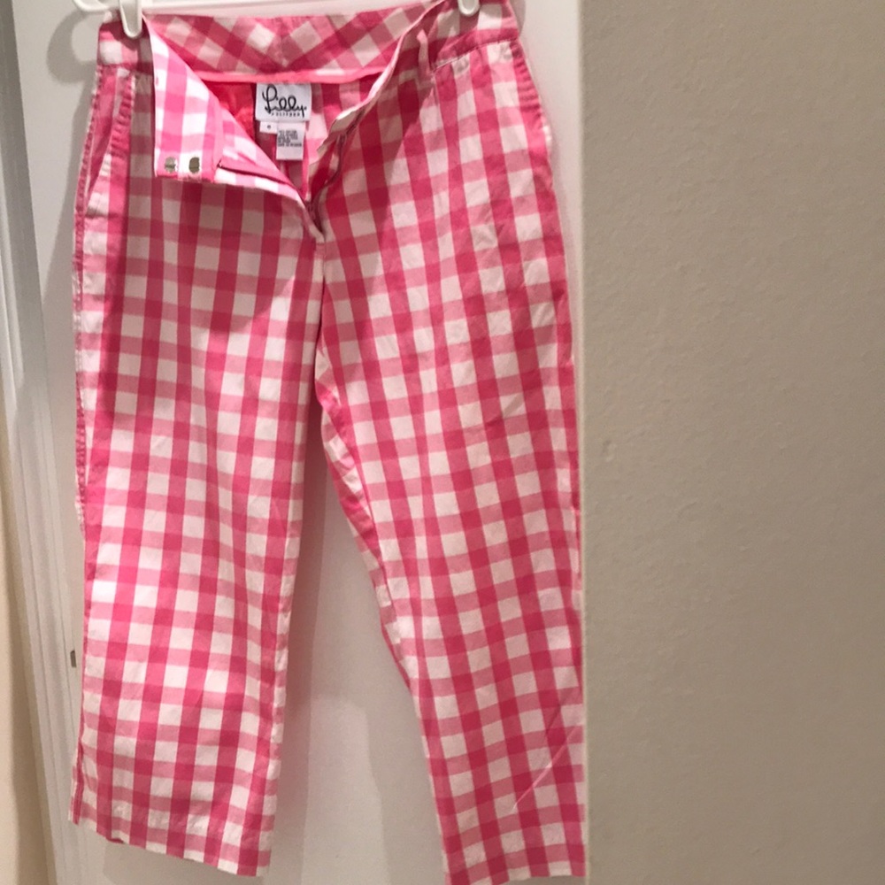 LILLY PULITZER CAPRI PANTS SIZE 6